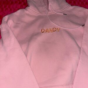 Pink oversized sunset dandy hoodie
